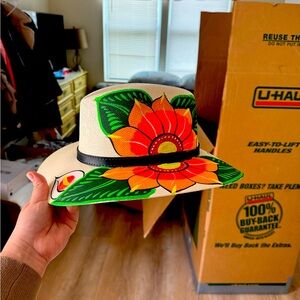 Gorro de playa es muy bonita